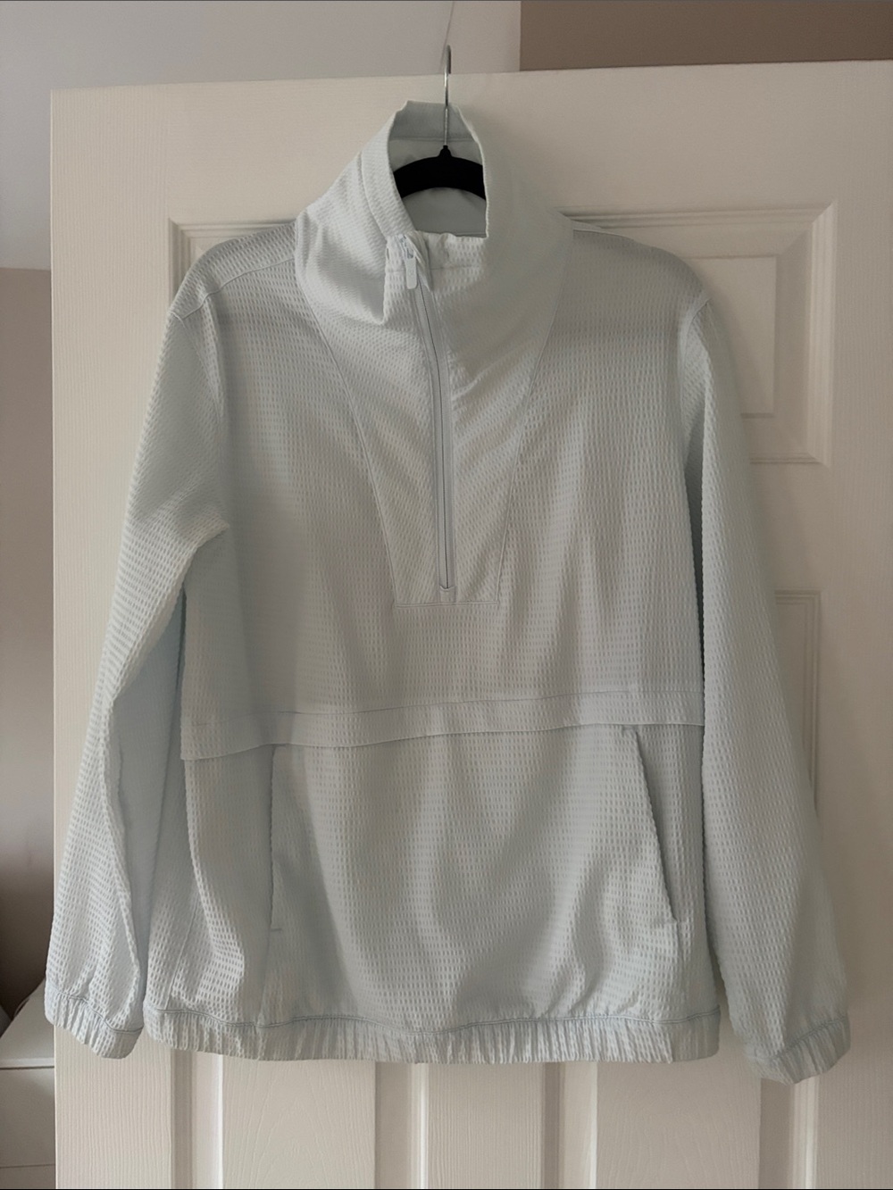 Lululemon 8 M L Ligh Baby Blue Women's Quarter-Zip Pullover Jacket
